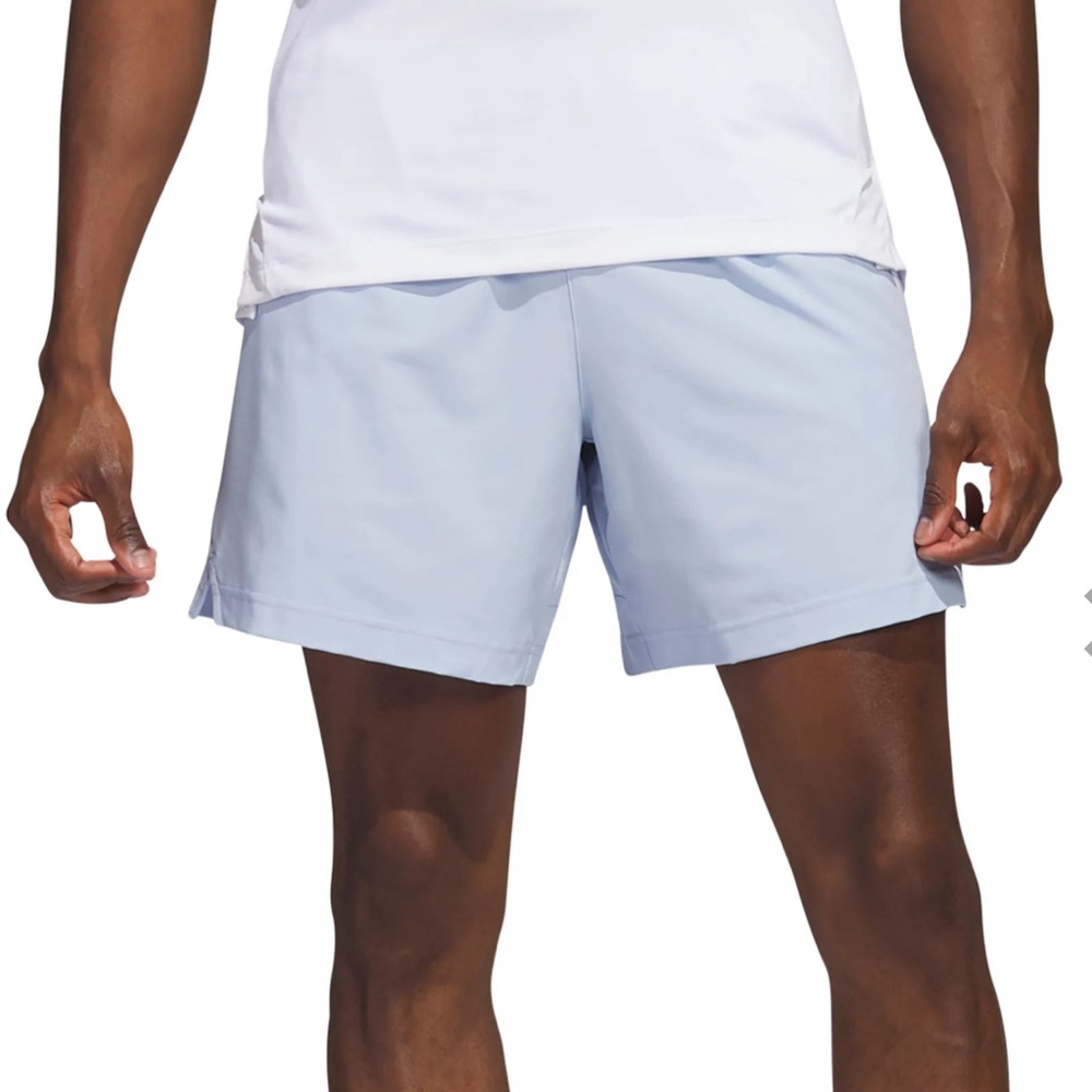 Adidas Axis Woven 6” Training Gym Shorts Blue Dawn IL9268 Comfort Mens Size 2XL